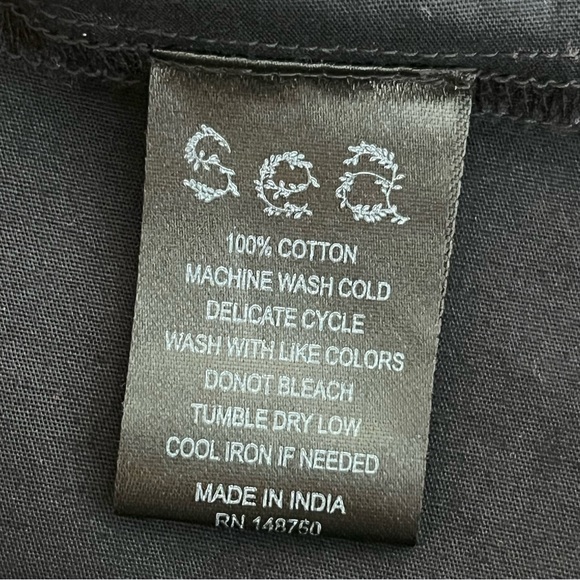 Sea New York 100% Cotton Puff Sleeve Sz XS Minimalist Babydoll Tiered Maxi Dress - Picture 10 of 16